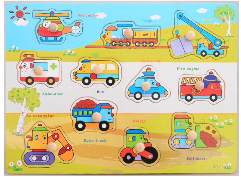 [HCM]Bảng Núm Gỗ Xếp Hình Chủ Đề Phương Tiện Giúp Bé Học Tiếng Anh Gỗ Ván Dày Cao CấpHình Mẫu ĐẹpĐầy Màu SắcAn Toàn Cho Bé