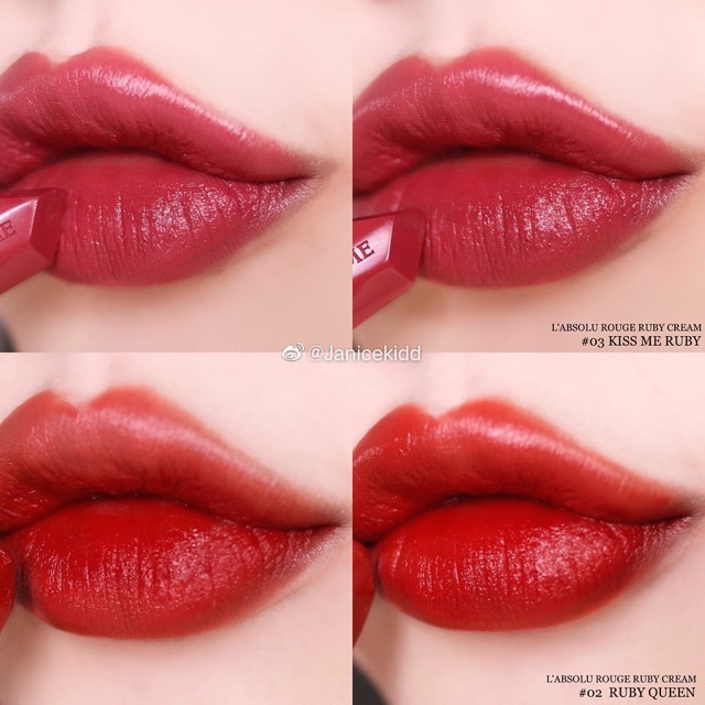 LANCOME - Son thỏi L'absolu Rouge Ruby Cream