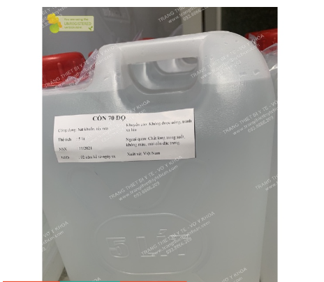Can 5 lít - Cồn y tế 70 độ cồn sát khuẩn 70 độ cồn rửa tay khử khuẩn