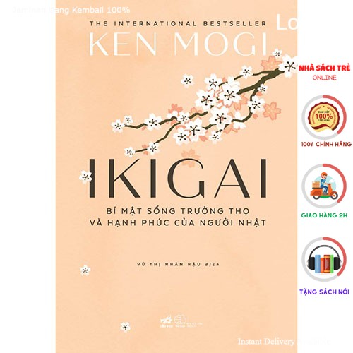 Sách - ikigai - bí mật sống trường thọ và hạnh phúc của người nhật
