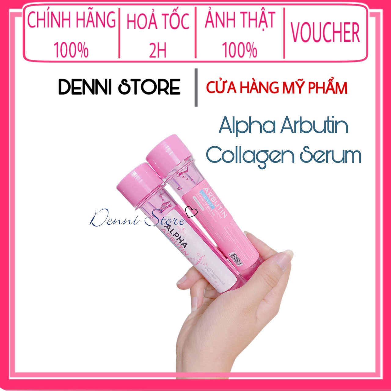 Ống serum kích trắng alpha abutin chuẩn xịn thái