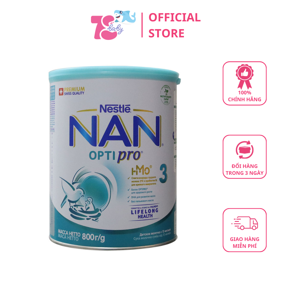 Sữa bột nan nga đủ số 1,2,3,4 800g