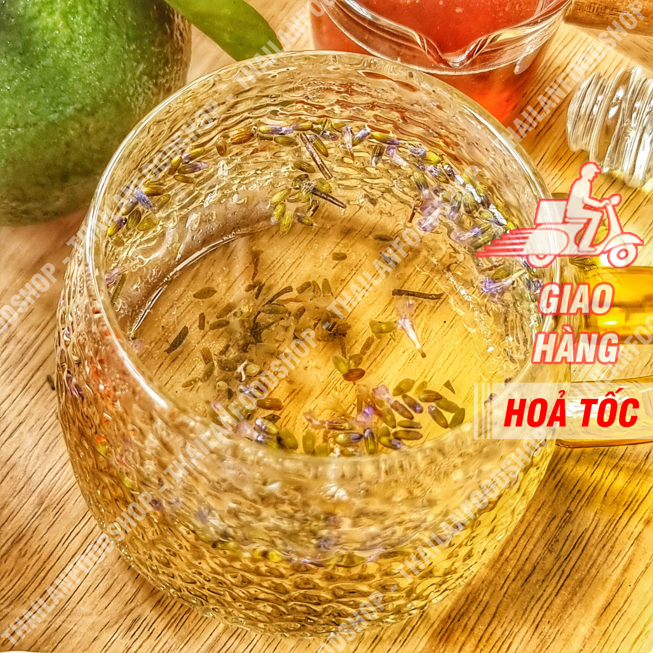 Trà Hoa Oải Hương (Lavender) Lon 150Gram