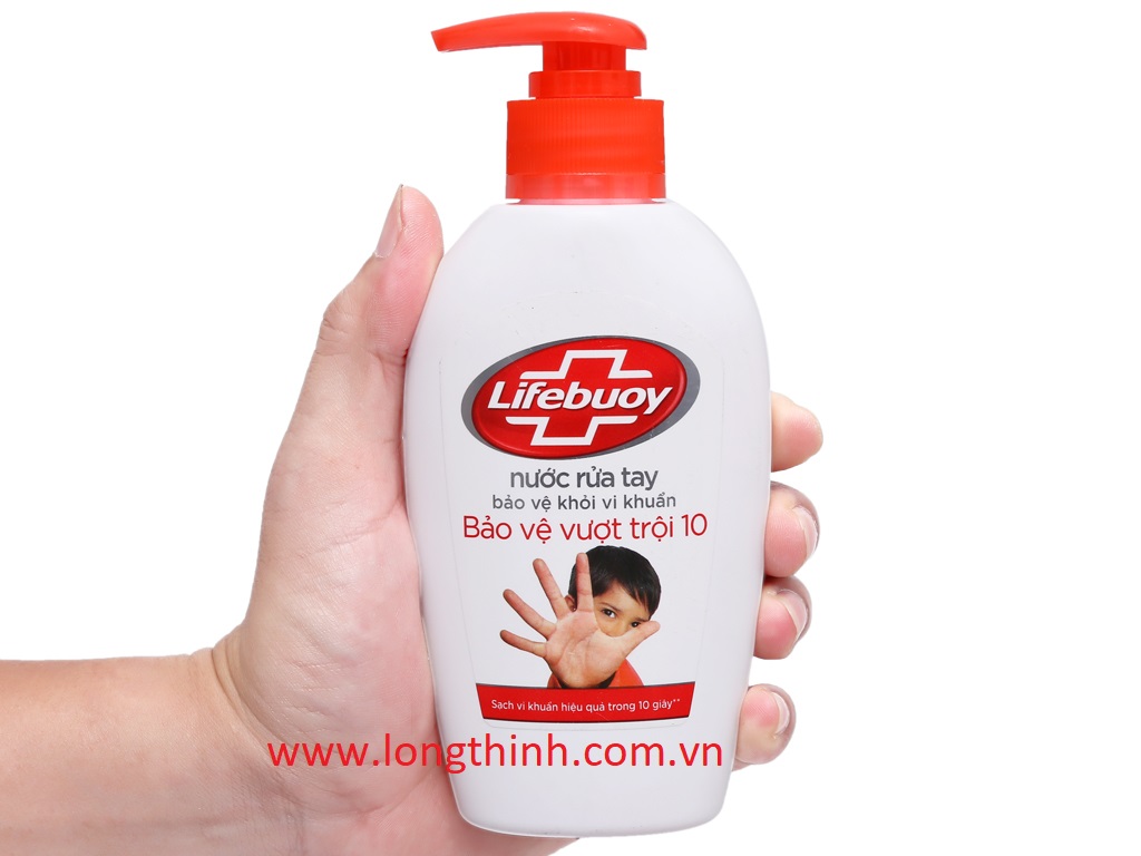[HCM]Nước rửa tay LIFEBUOY bảo vệ vượt trội 180G