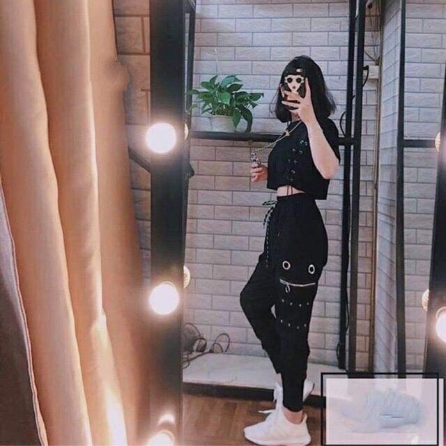 [Hình Thật] Áo Croptop Ôzê sườn Thắt Dây Hit Hot e3