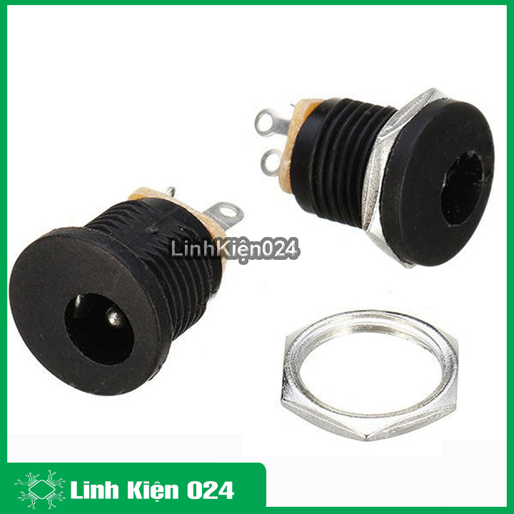 Jack dc 5.5x2.1 có ốc vặn