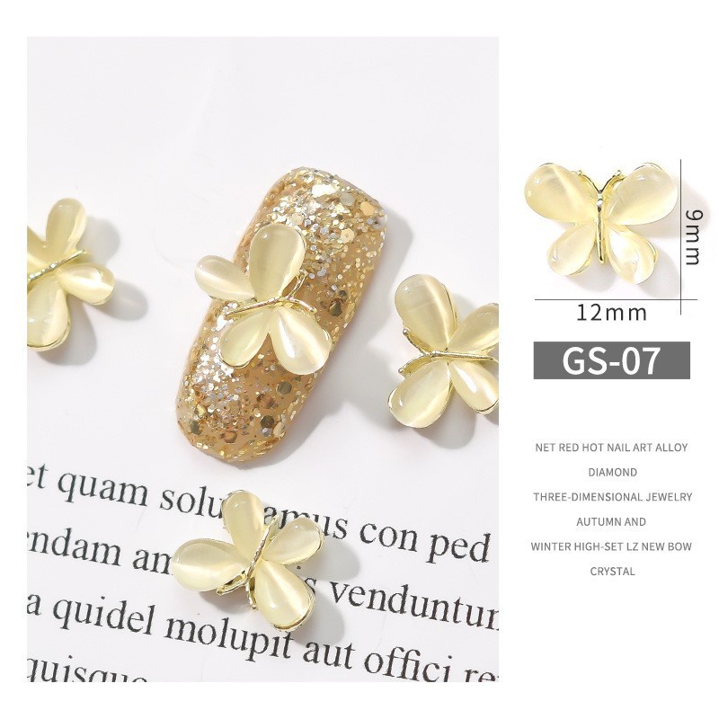 [Charm] Charm nail - charm nơ đính đá - charm cao cấp
