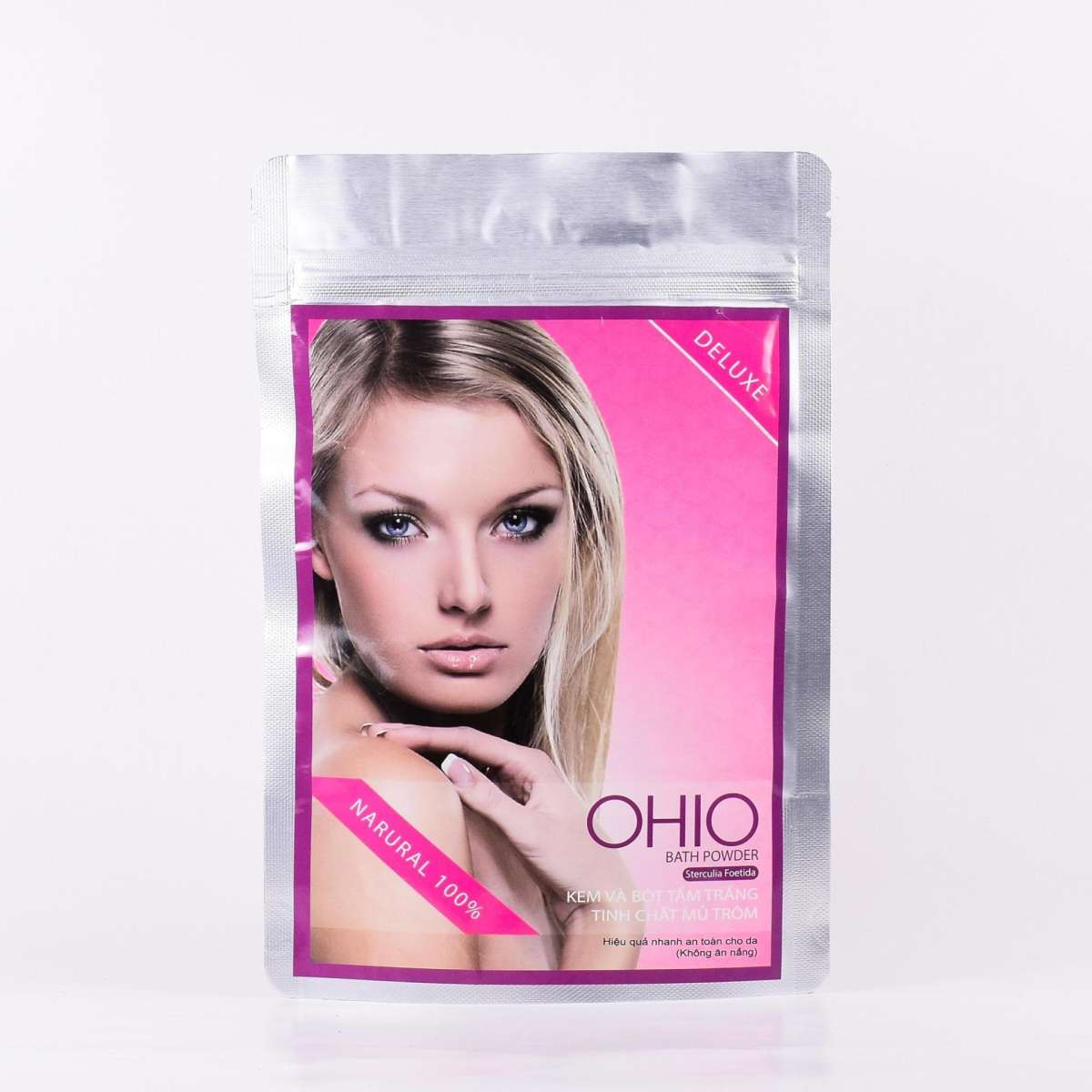 [HCM]Kem & bột tắm trắng tinh chất mủ trôm Ohio 150g (Hồng)