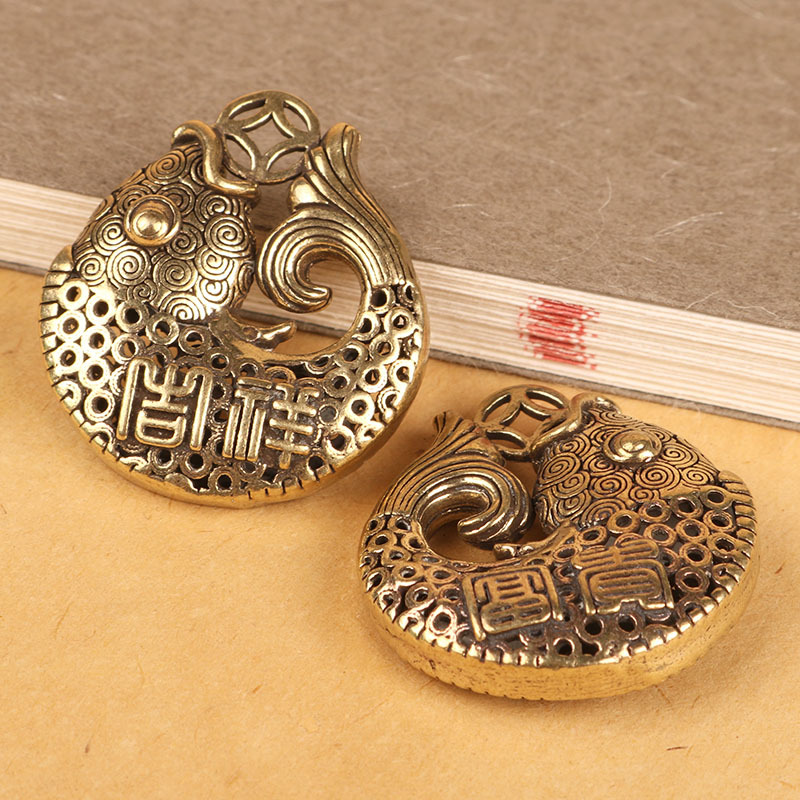 Tượng Phong Thủy Hình Song Ngư (Kích Thước: 3.0cm x 2.7cm)