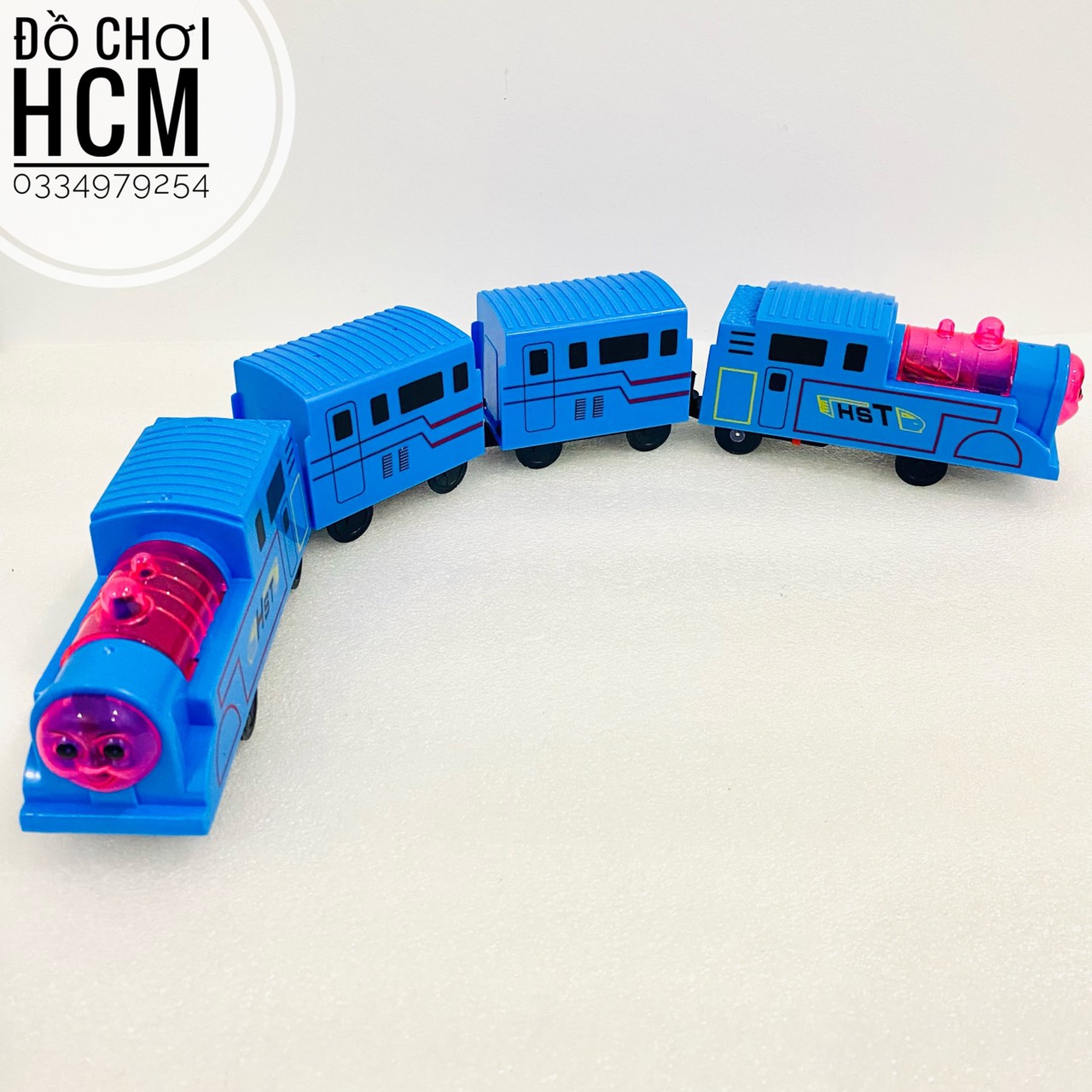 [HCM][DÙNG PIN NHIỂU MẪU] Đồ chơi xe lửa tàu điện ngầm, đường ray xe lửa Thomas dành cho bé thích khám phá mô hình xe