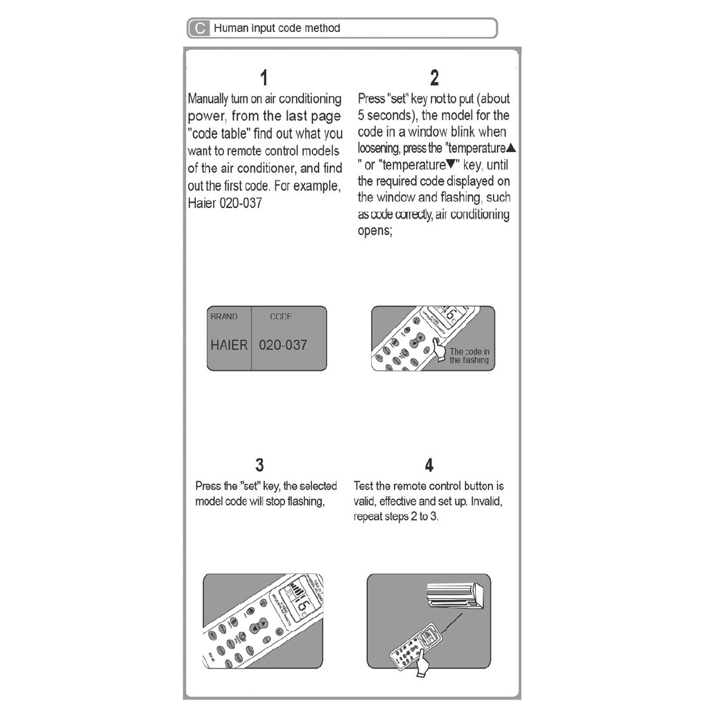 CYC Universal Aircond Remote Control Aircon Remote AC Remote Control Air Condition K1028E LCD Backlight