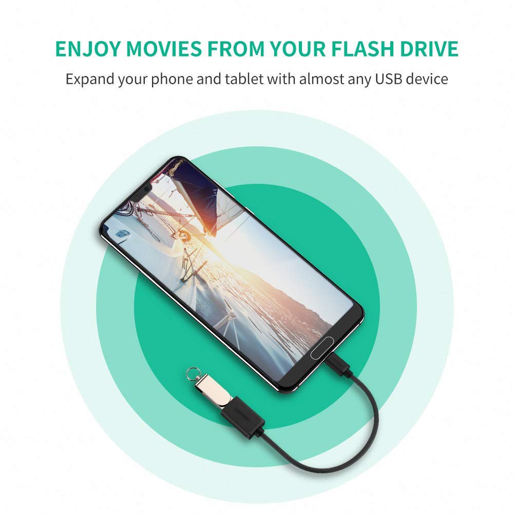 Cáp otg USB type c to USB 3.0 Ugreen 30701 chính hãng