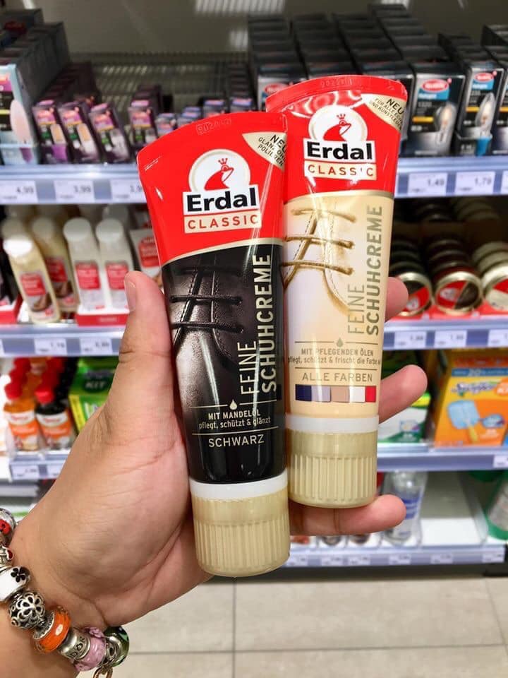 Kem đánh bóng giày Erdal Classic 75ml - Đức