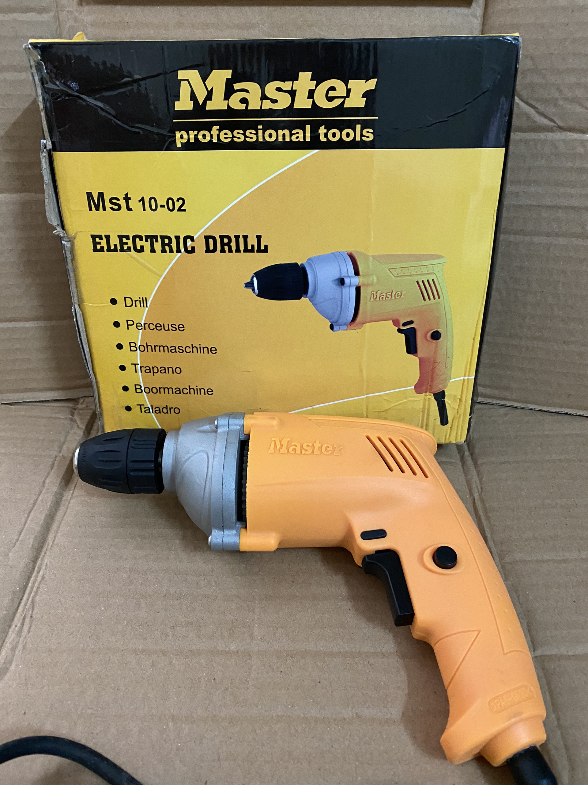 Máy khoan vàng Master đầu kẹp 10