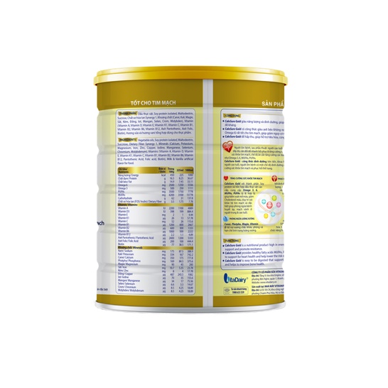 (MUA 1 TẶNG 1) (Tích XU) Sữa Bột Calosure Gold Ít Đường 900g.