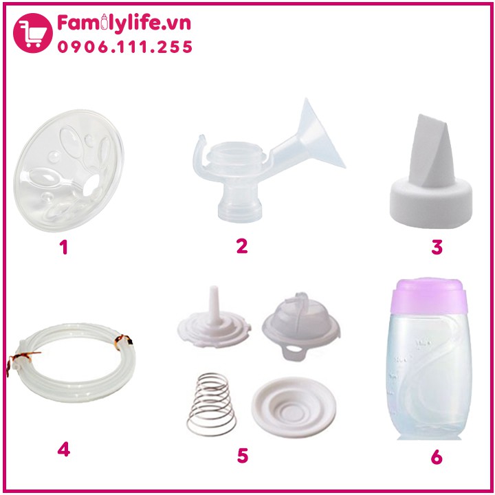 - phụ kiện thay thế máy hút sữa unimom