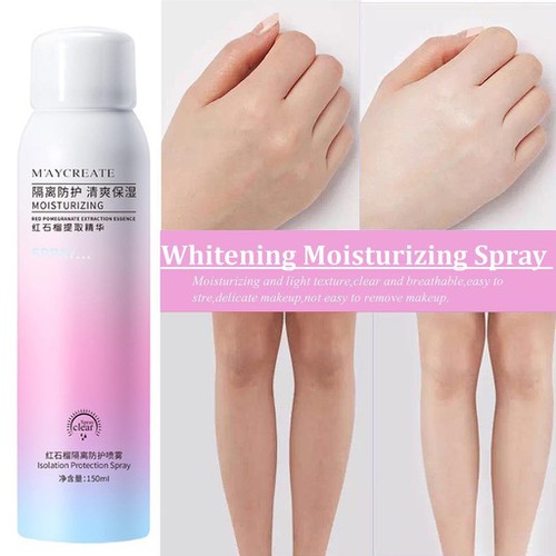 Xịt Chống Nắng Trắng Da Maycreate 150ml - Mẫu mới