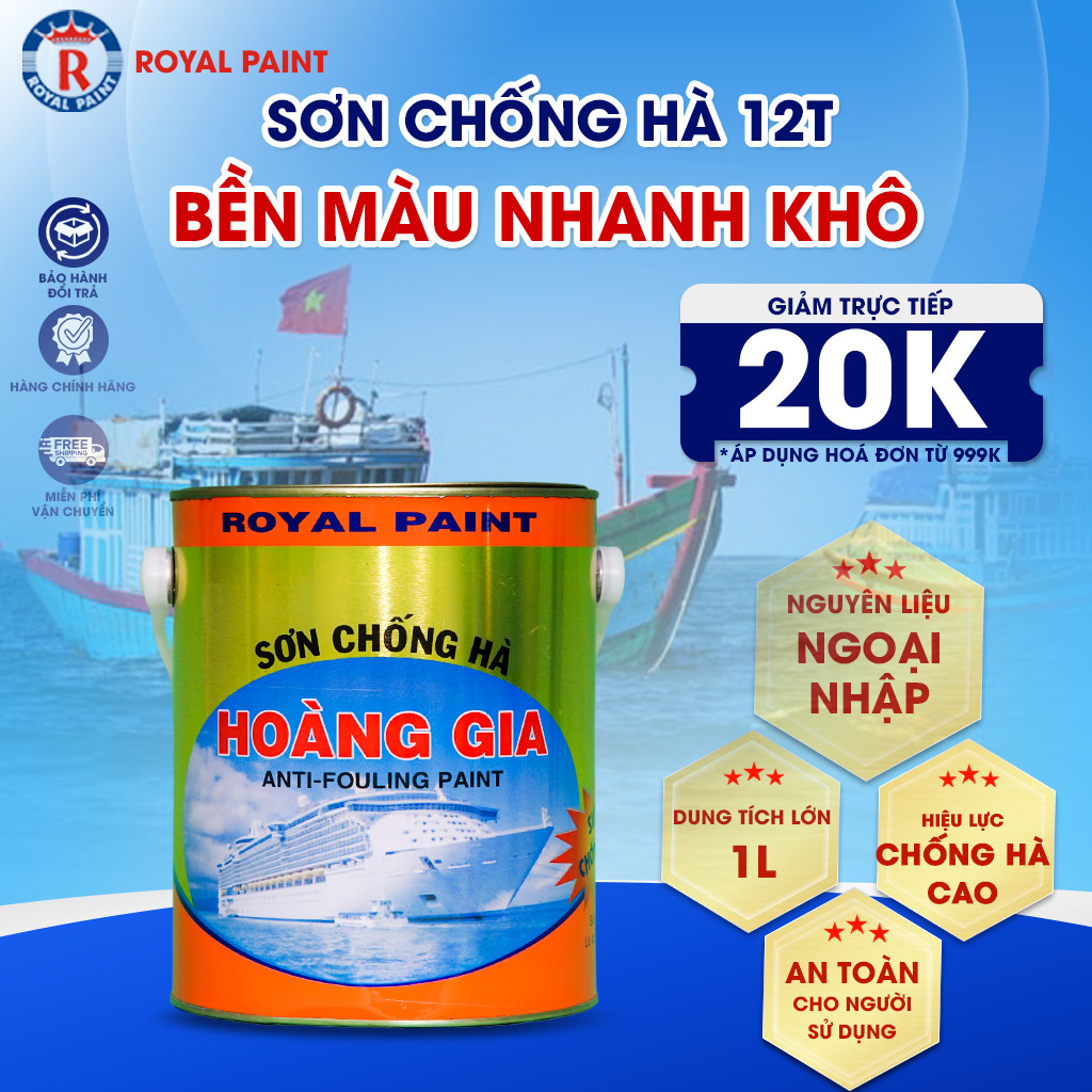 SƠN CHỐNG HÀ 12T HOÀNG GIA (Loại 1kg)