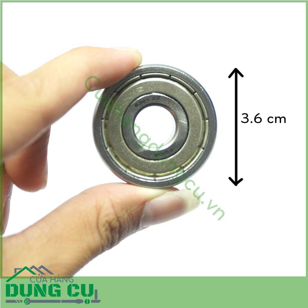 Bộ 10 vòng bi trục,bạc đạn 6301zz