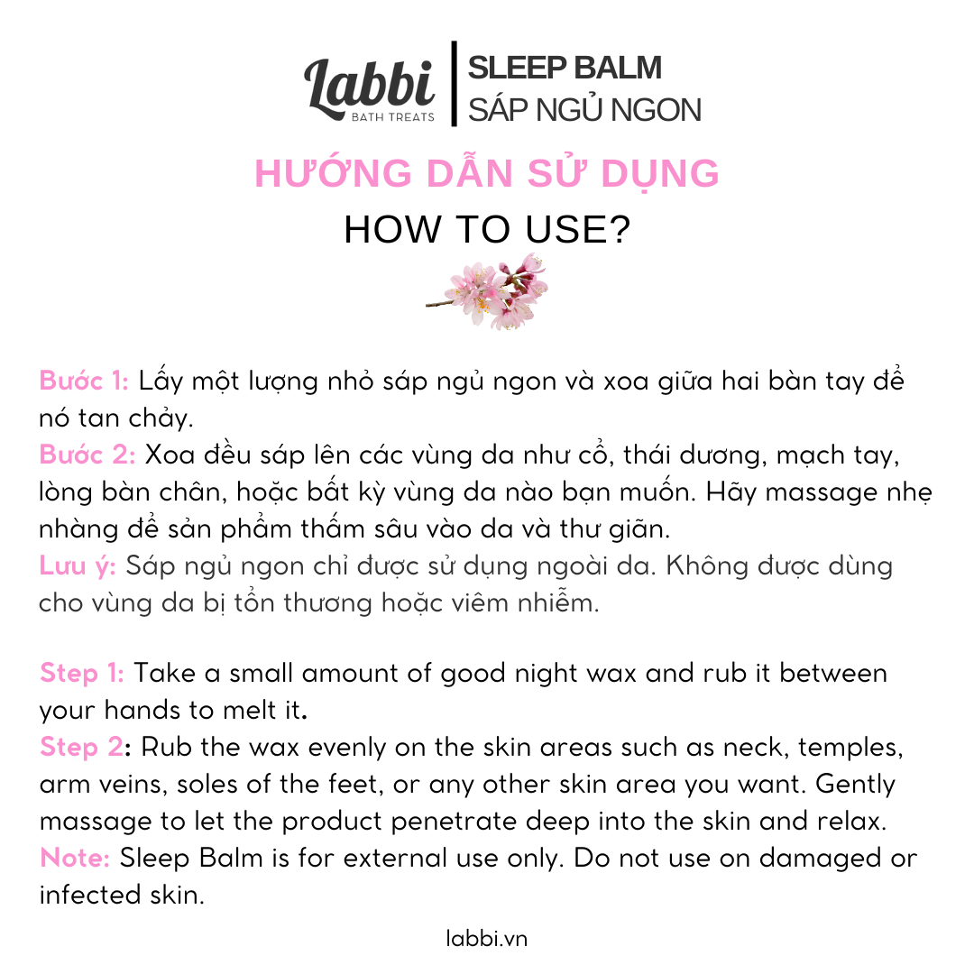 Sáp ngủ ngon SWEET DREAM [Labbi] Sleep Balm