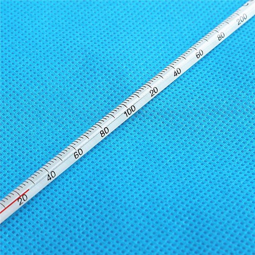 Nhiệt kế thủy tinh 300oC dài 30 cm