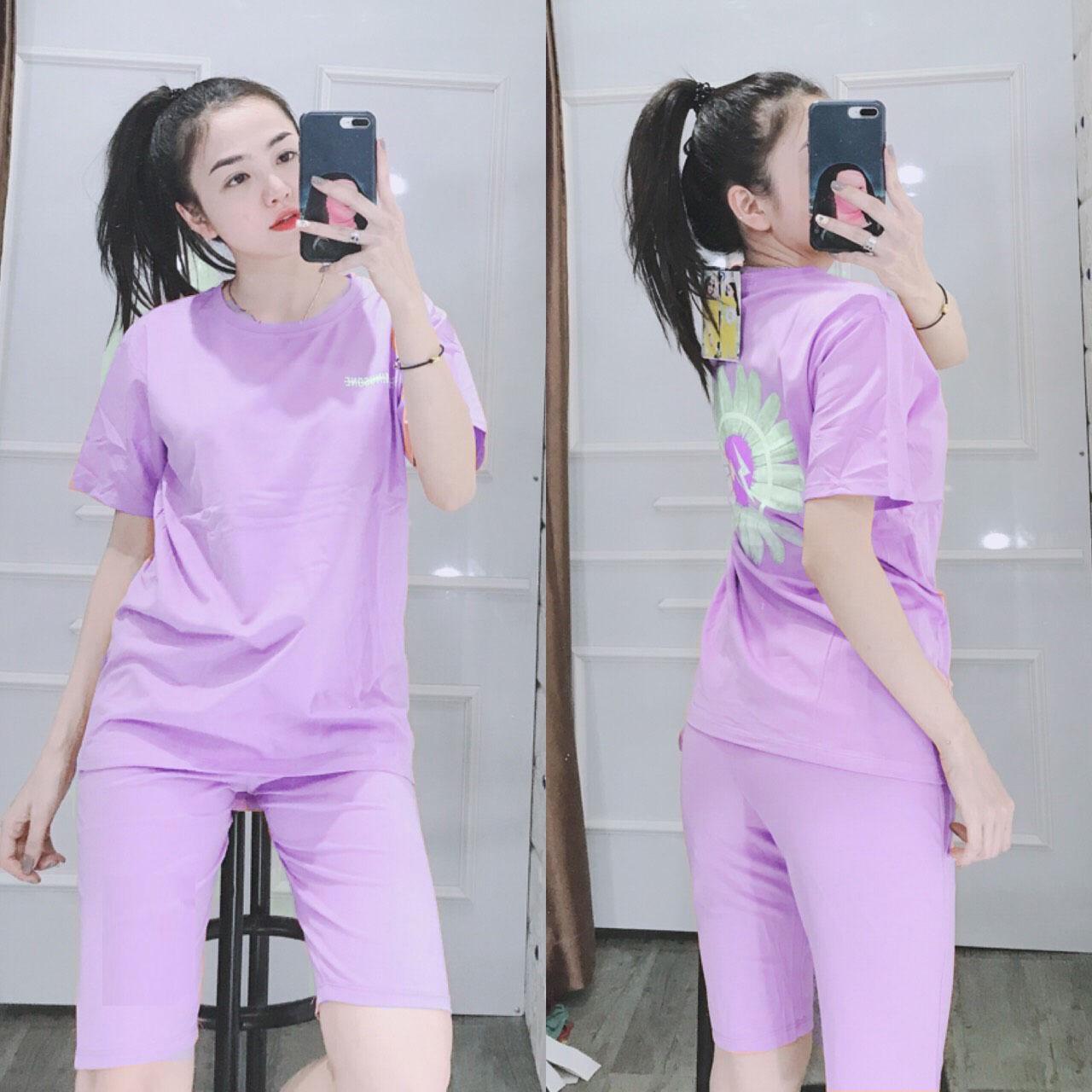 [HCM]Đồ bộ thun cotton mặc nhà dễ thương