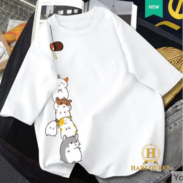 Áo phông chuột treo lọ mỡ HARI0420