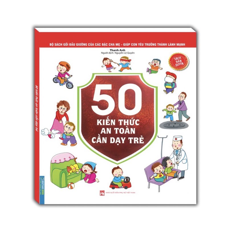 Sách - 50 kiến thức an toàn cần dạy trẻ