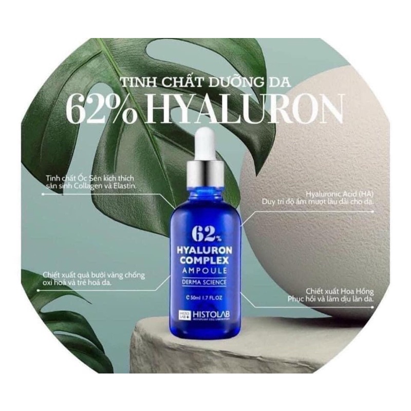 [ HISTOLAB 62 HA ] Tinh chất cấp ẩm Histolab 62% Hyaluron Complex Ampoule