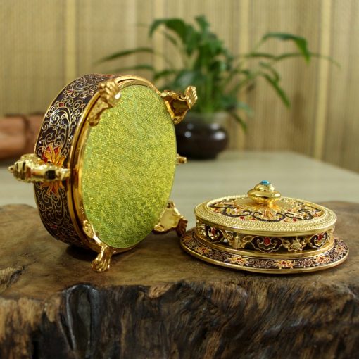 Lư hương bát tròn hình rùa dùng để đốt trầm