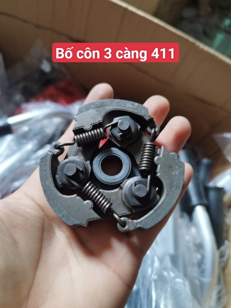 Bố côn 3 càng máy cắt cỏ 411 rô bin