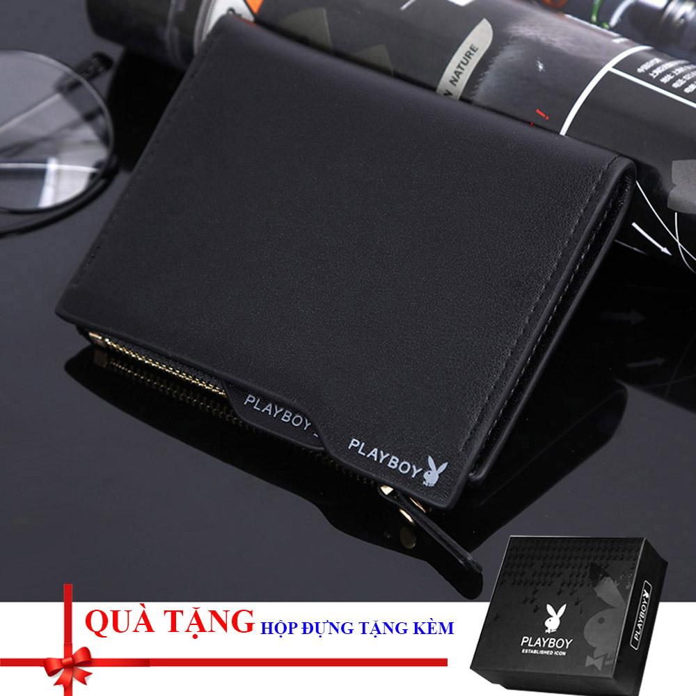 Ví / bóp da nam cao cấp có hộp đựng, loại ví đứng