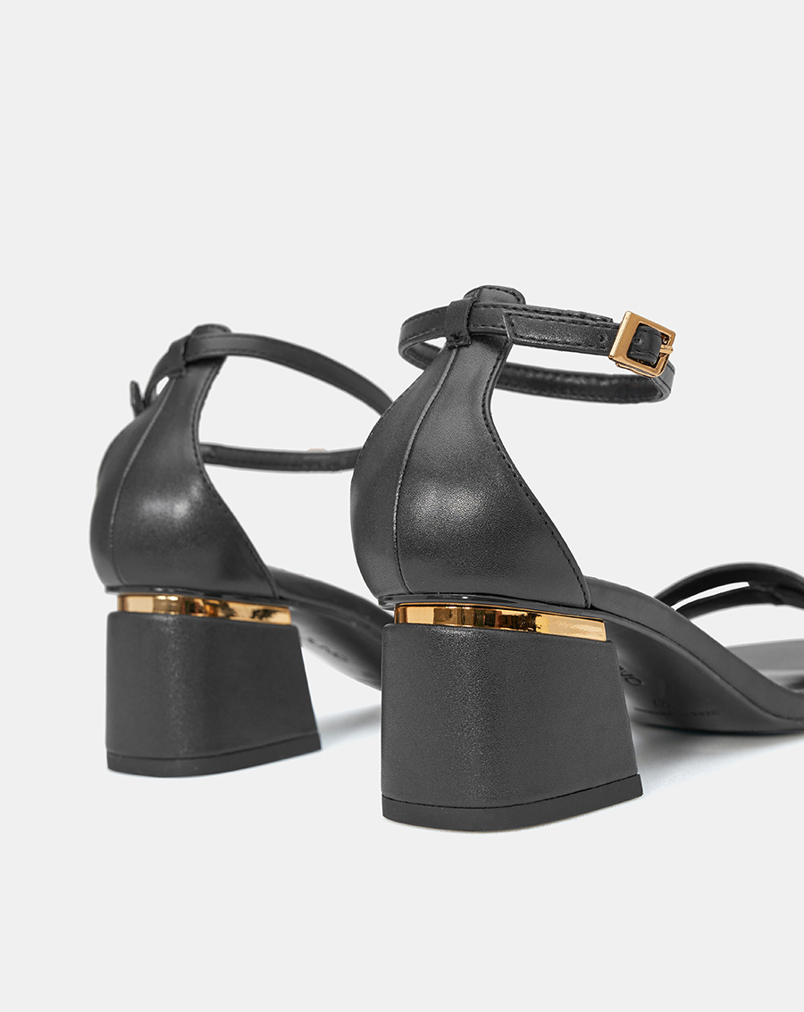 Giày Sandal Nữ 5cm Thời Trang JUNO Phối Khoá Trang Trí SD05100