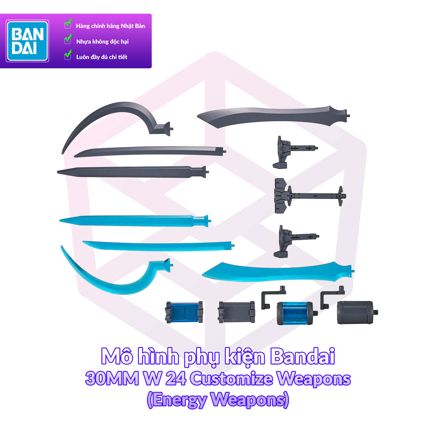 Mô hình phụ kiện Bandai 30MM W 24 Customize Weapons