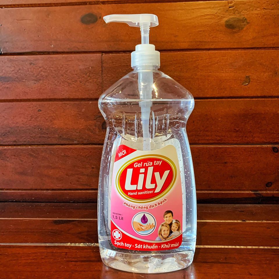 Gel rửa tay Lily Mỹ Hảo 1,5L