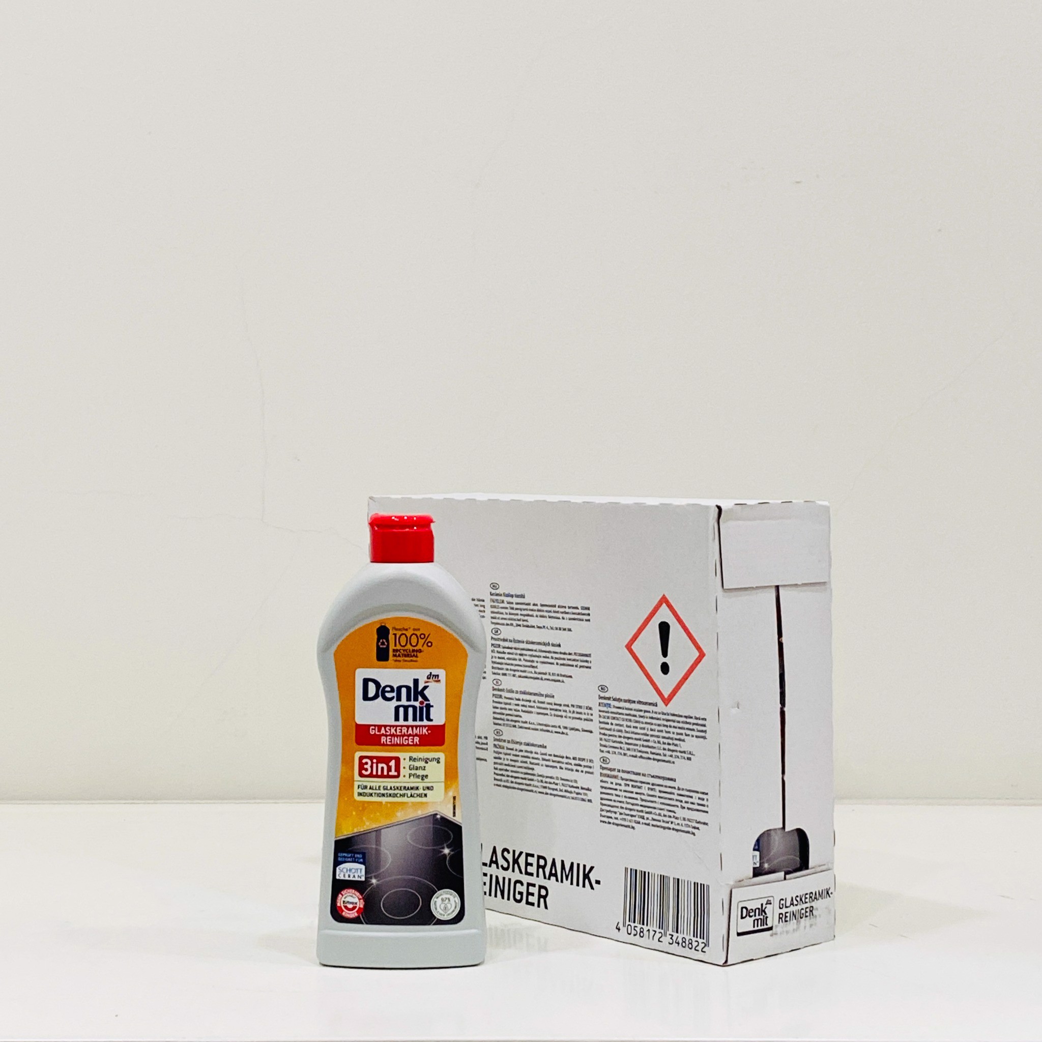 Dung dịch vệ sinh bếp từ Denkmit Glaskeramikreiniger, 300 ml (6 chai/thùng)