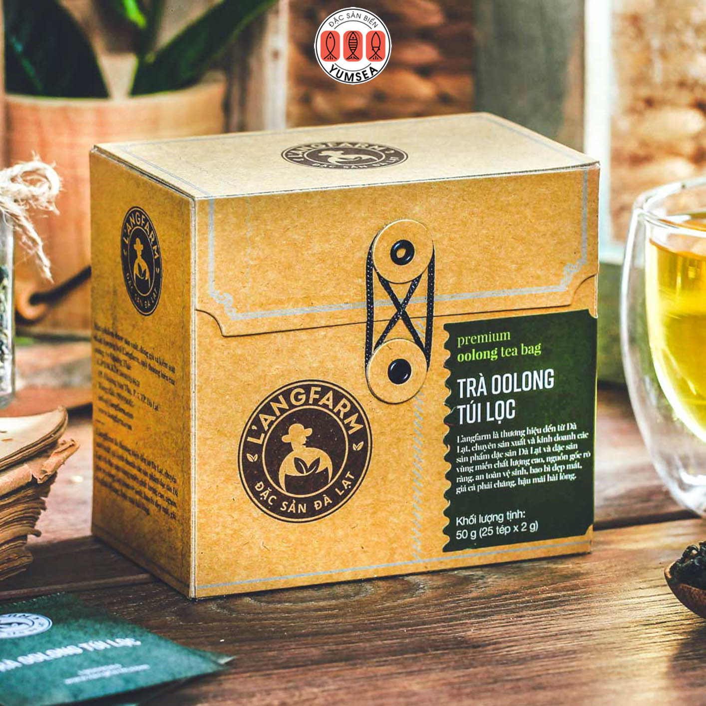 Trà oolong túi lọc Langfarm