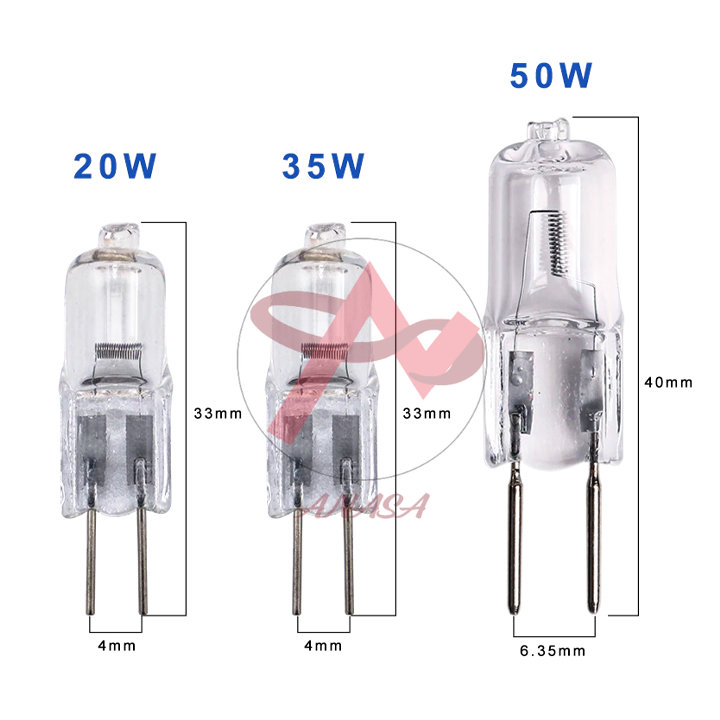 Bóng Đèn Halogen 35W 12V - Đèn Xông Tinh Dầu Điện
