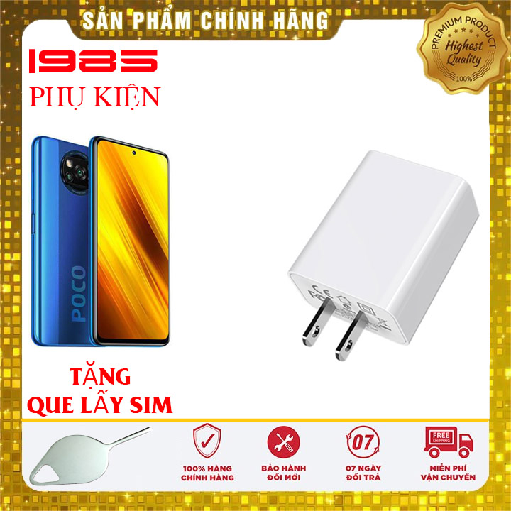 Cóc sạc nhanh xiaomi poco x3 nfc