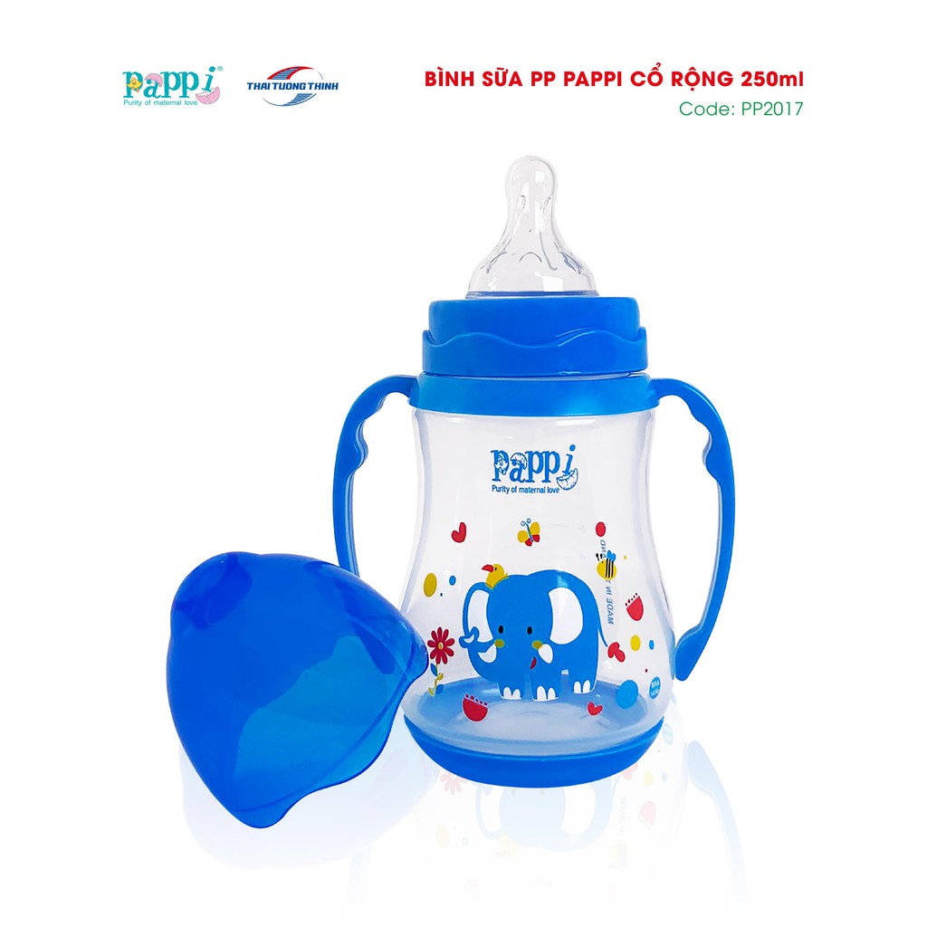Núm vú cổ rộng silicon Pappi Thailand size M,L