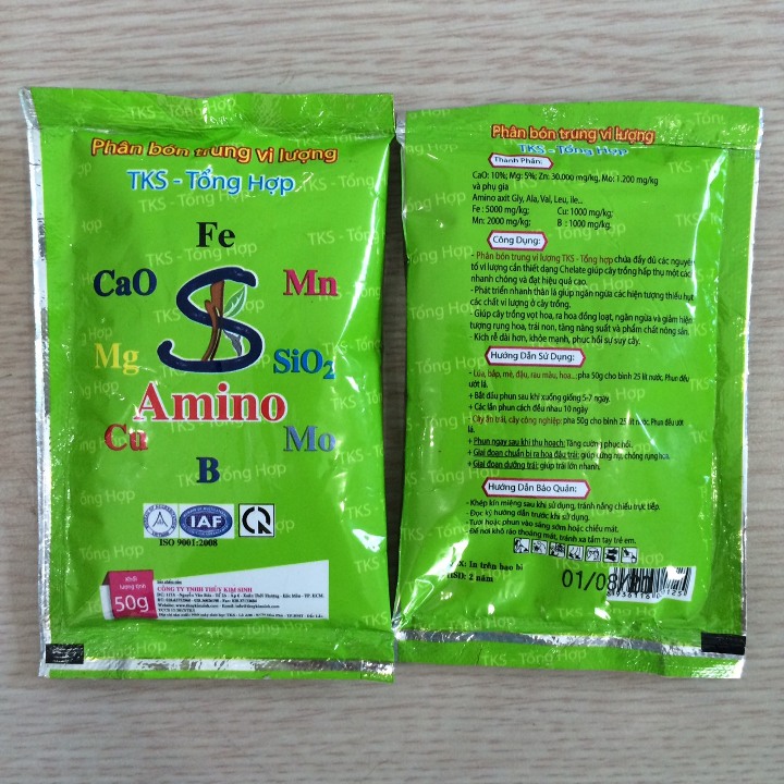 [ MUA 10 TẶNG 2 ] GÓI 50G: Phân Bón Lá Trung Vi Lượng