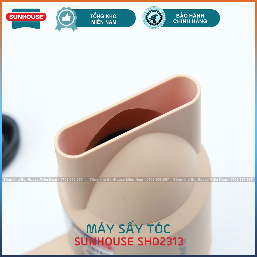 [SHD2313 SUNHOUSE] Máy sấy tóc đầu dẹt cao cấp - FULLBOX