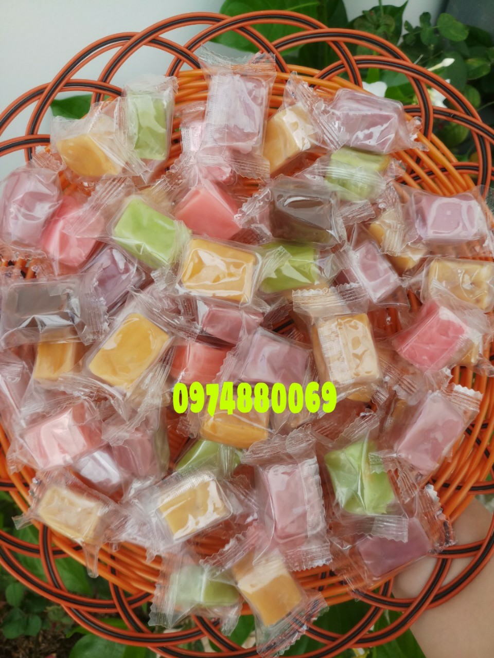 (Freeship) 1kg kẹo dừa dẻo Thập cẩm Bến Tre