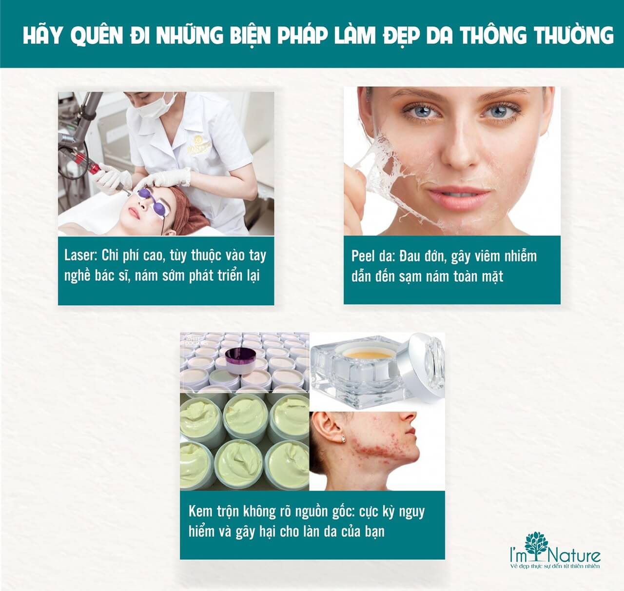 Bộ sản phẩm Nám I’m Nature