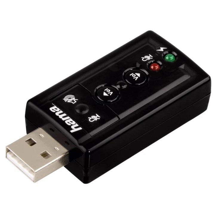 Bộ 02 chiếc USB sound âm thanh 3D ra 2 cổng 7.1
