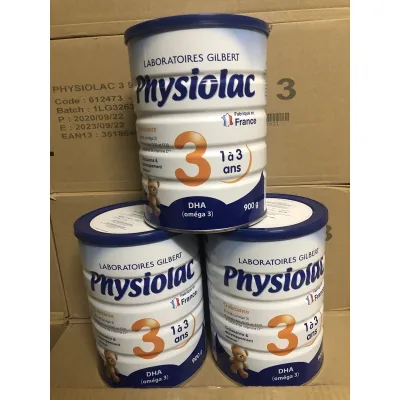 Sữa bột physiolac số 3 -900G Date 9/2023