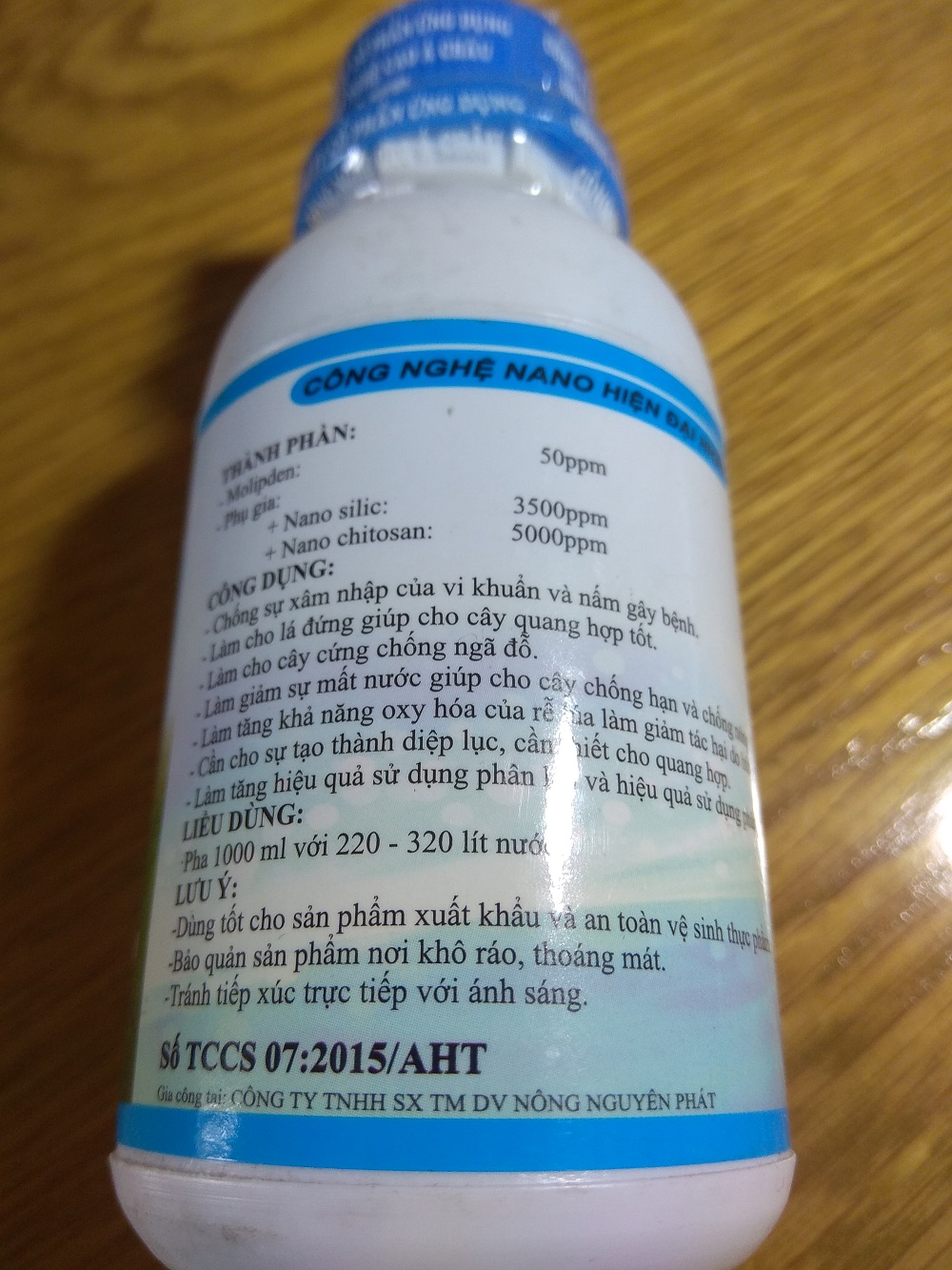 [HCM]Phân bón lá Nano Silic AHT - chai 100 ml