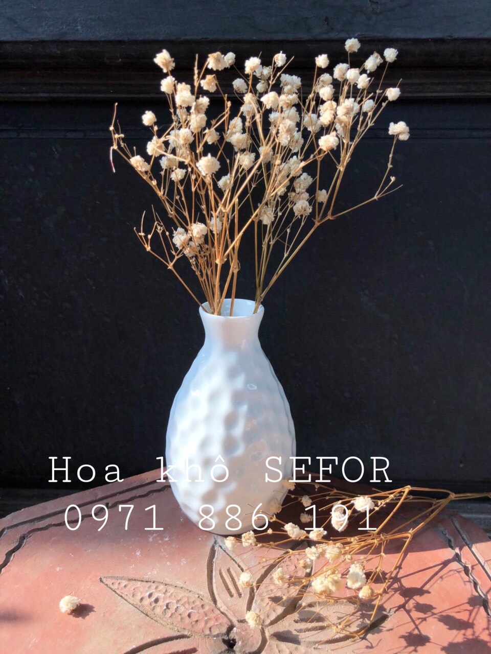 Bình gốm mini decor - Bình gốm Bát Tràng - Bình gốm trang trí