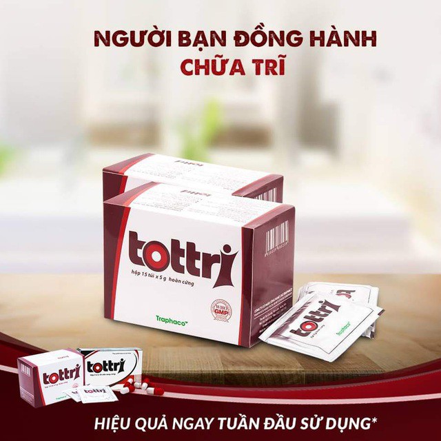 Tottri - Hỗ trợ bệnh trĩ, làm co các búi trĩ (Hộp 15 túi 5g)