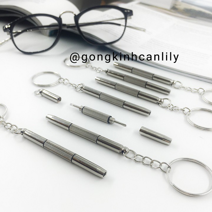 Móc vít chìa khóa sửa gọng kính Farello
